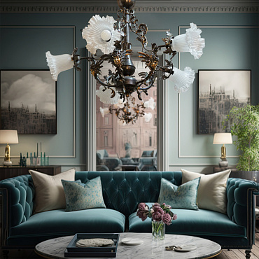 Люстра литая "Барокко"  - изображение 1 Люстра литая "Барокко"  - изображение 1