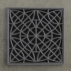 Вентиляционная решетка под чугун SPHERES - изображение 1