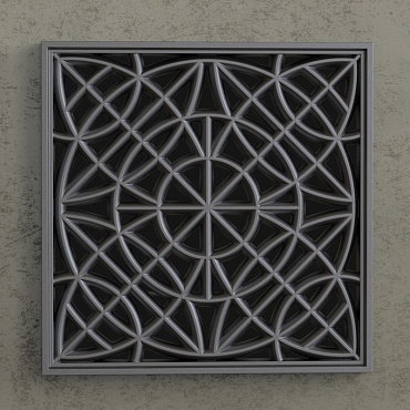 Вентиляционная решетка под чугун SPHERES - изображение 1